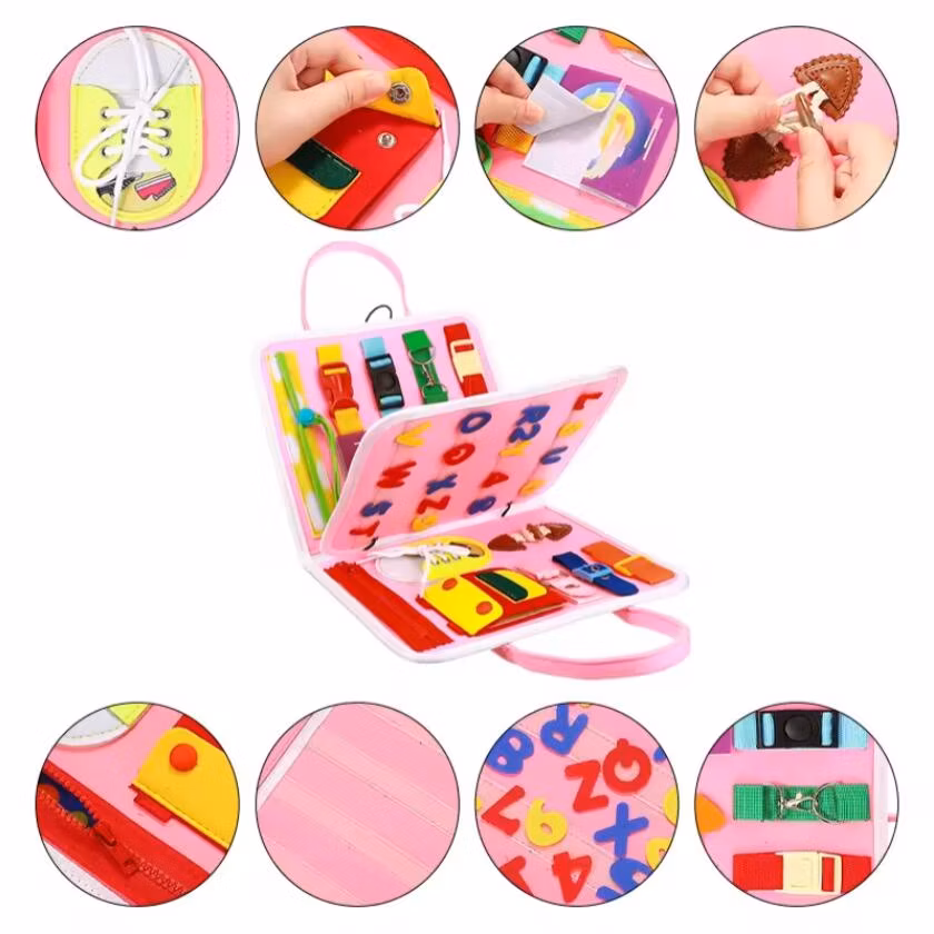 Girl Boy Activity Felt Montessori Parent-Child Interaction My Quiet Book Kids Baby Toys Felt Book