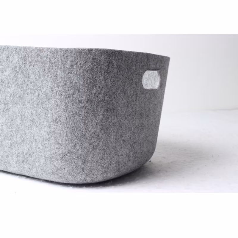 Pet Felt Household Organizers with Cutout Handles for Counter Tops, Cabinets, Bedrooms