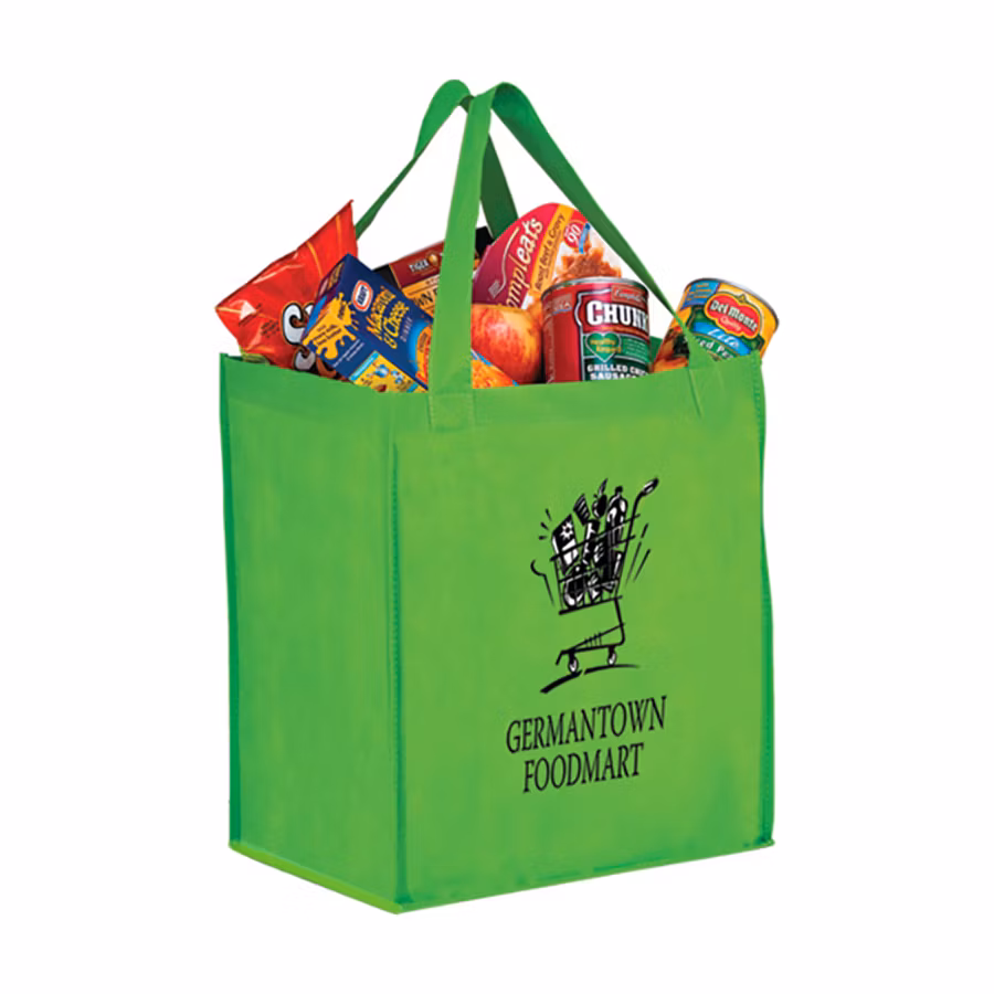 AI-MICH Custom Logo Gift Printed Reusable Felt Fabric Tote Non Woven Bags