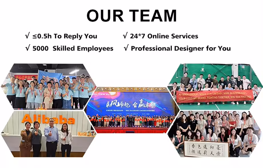 AI-MICH Custom Logo Gift Printed Reusable Felt Fabric Tote Non Woven Bags