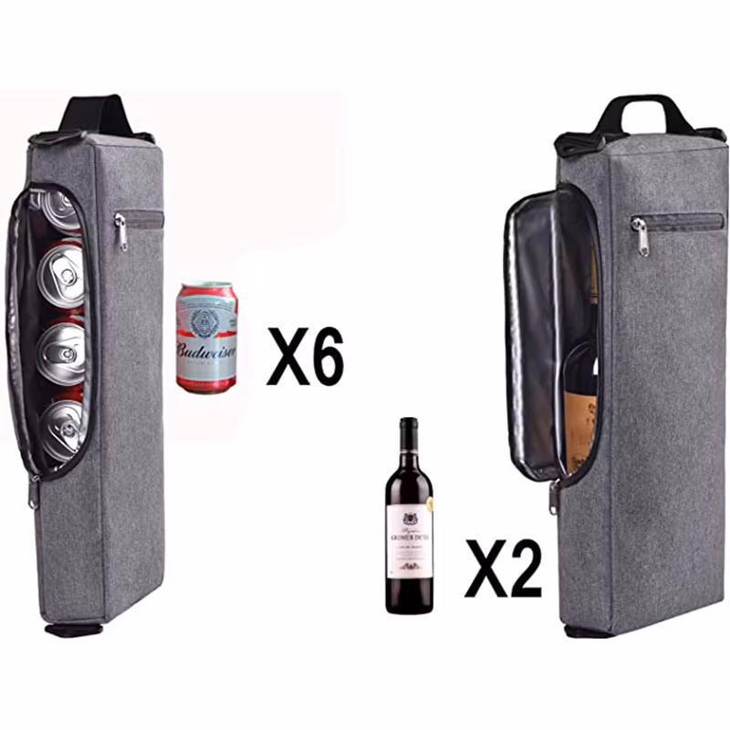 Lightweight Small Golf Accessories Soft Travel Gift Polyester Insulated Golf Sports Beer Cooler Bags