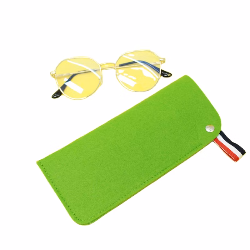 Felt Glasses Bag Portable Eyeglasses Pouch High Fashion Hot Sale Felt Eyewear Case