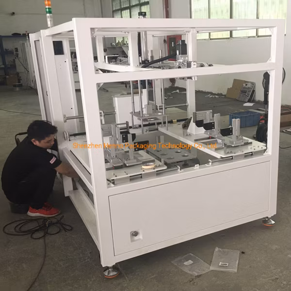 Custom Tray Erector Packaging Machine for Matt Color Corrugated Fruit Gift Packaging Box with Insert Tray