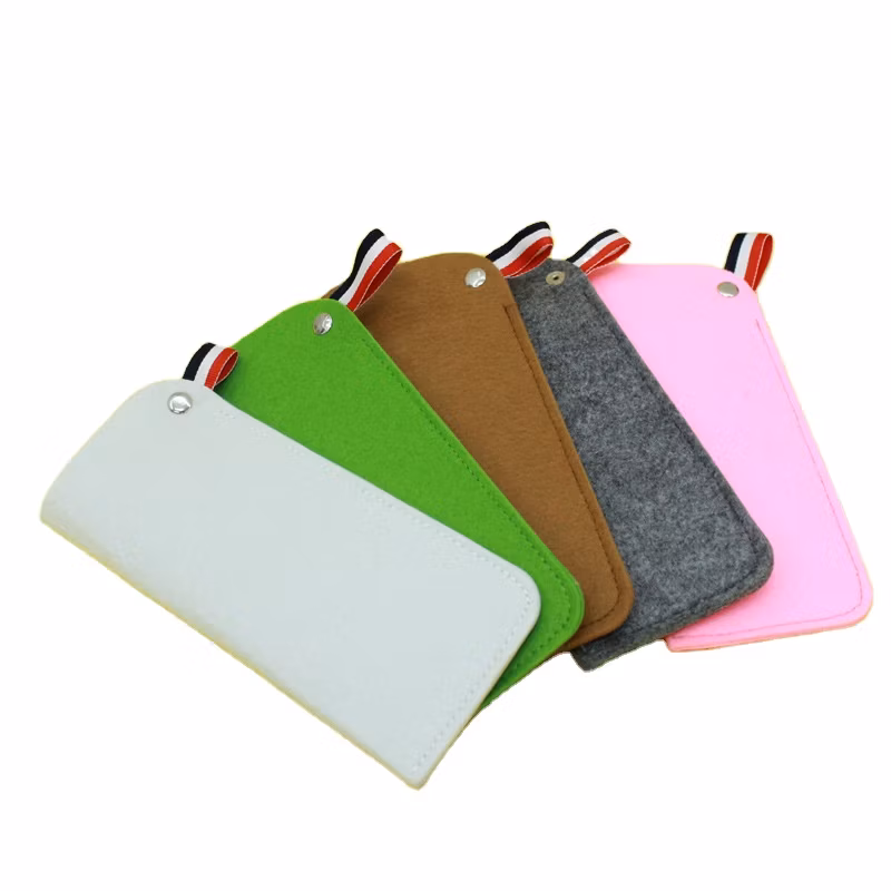 Felt Glasses Bag Portable Eyeglasses Pouch High Fashion Hot Sale Felt Eyewear Case