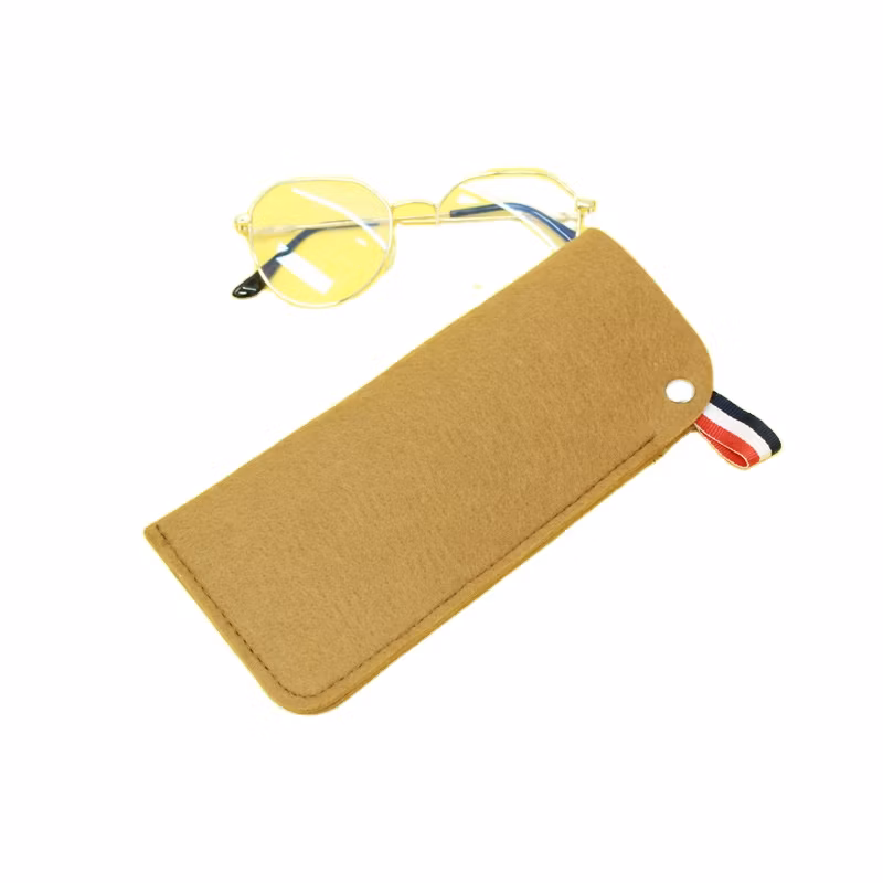 Felt Glasses Bag Portable Eyeglasses Pouch High Fashion Hot Sale Felt Eyewear Case