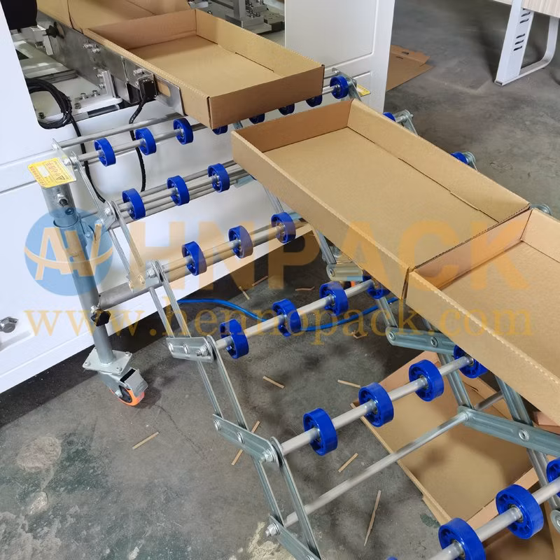 Custom Tray Erector Packaging Machine for Matt Color Corrugated Fruit Gift Packaging Box with Insert Tray