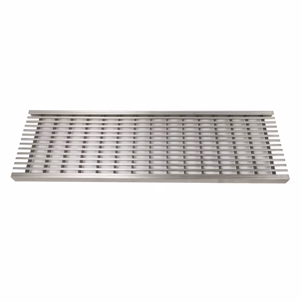 Stainless Steel Rain Water Floor Drainage Cover Manhole Cover Sewer Cover Trench Drain Cover 150mm 200mm 250mm 300mm Stainless Steel Pool Deck Drain Grate