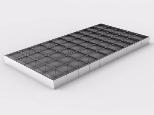 Zhongtai Decorative Wall Grating Panels China Suppliers Deck Ventilation Grates 1 - 3/4 Inch X 3/16 Inch Stainless Steel Grates for Driveways