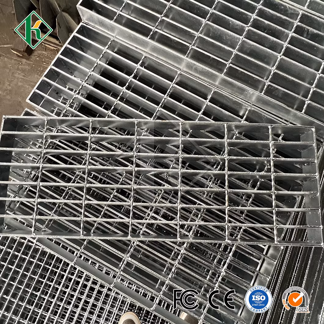 Kaiheng Metal Mesh Steel Bar Grating Distributors Galvanized Steel Trench Grate China Trench Drain Grates