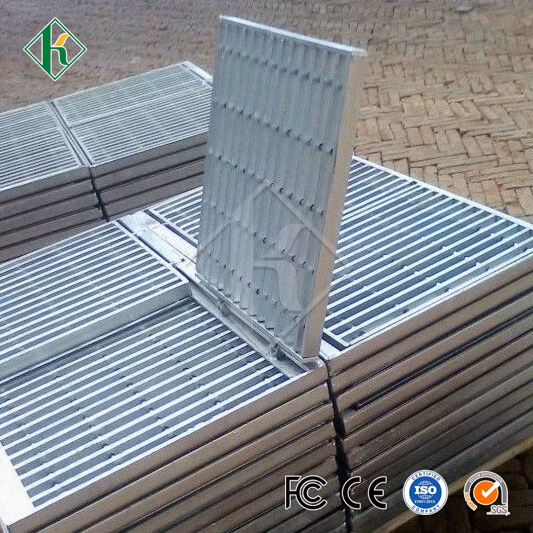 Kaiheng Metal Mesh Steel Bar Grating Distributors Galvanized Steel Trench Grate China Trench Drain Grates
