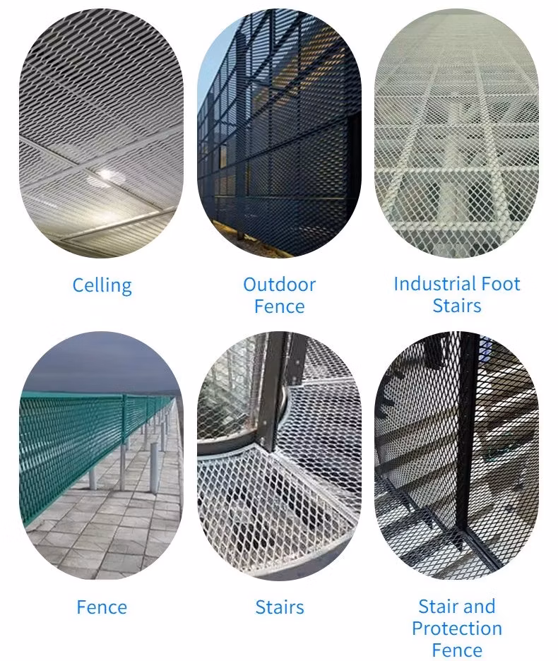 Pulled Plate Expanded Wire Mesh/Expanded Metal Mesh Walkway Flooring Zoo Fence Mesh