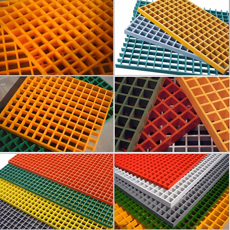 Deck Trench Cover Drain Pipe Sidewalk Floor Metal Grating FRP Fibreglass Grating