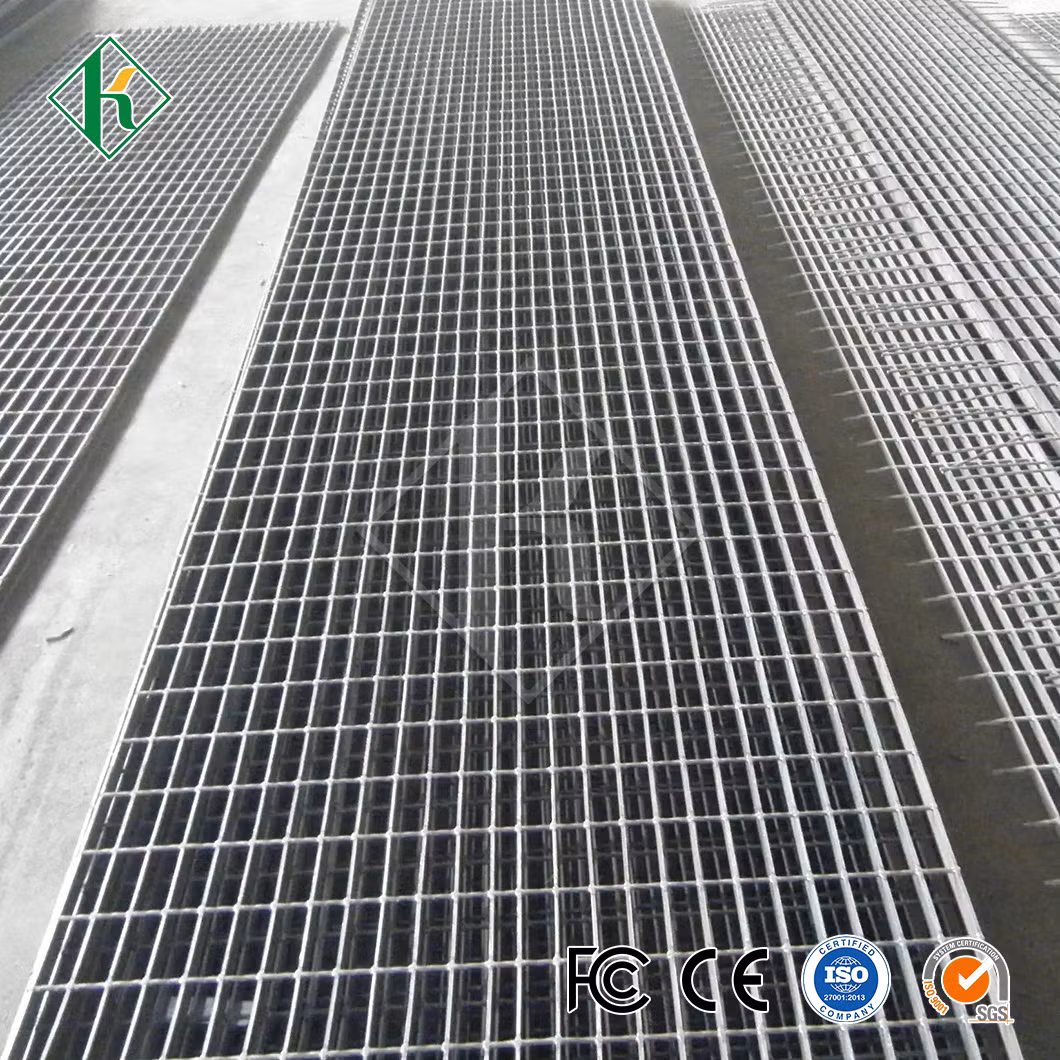 Kaiheng Metal Mesh Steel Bar Grating Distributors Galvanized Steel Trench Grate China Trench Drain Grates