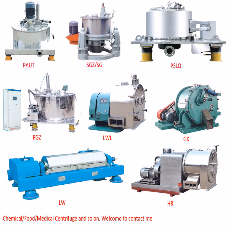 2017 New Products High Speed Disc Centrifuge Bowl Centrifuge