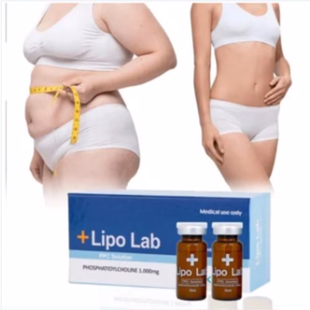 Korean Lipo-Dissolving Product Lipo Lab 10ml*10 Bottles Dissolves Excess Fat, Dermal Injection Creates a Perfect Body, Lipolysis