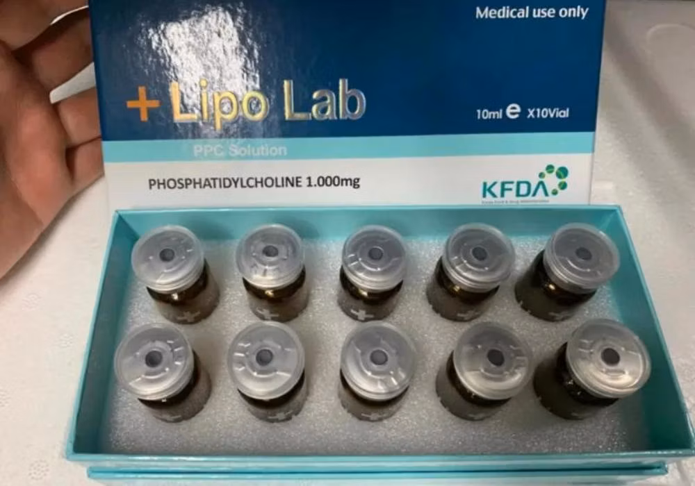 Korean Lipo-Dissolving Product Lipo Lab 10ml*10 Bottles Dissolves Excess Fat, Dermal Injection Creates a Perfect Body, Lipolysis