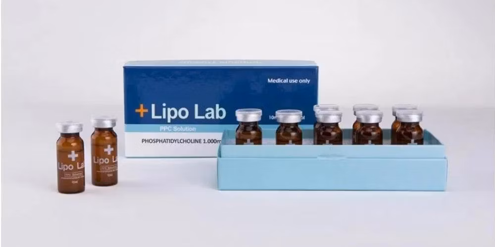 Korean Lipo-Dissolving Product Lipo Lab 10ml*10 Bottles Dissolves Excess Fat, Dermal Injection Creates a Perfect Body, Lipolysis