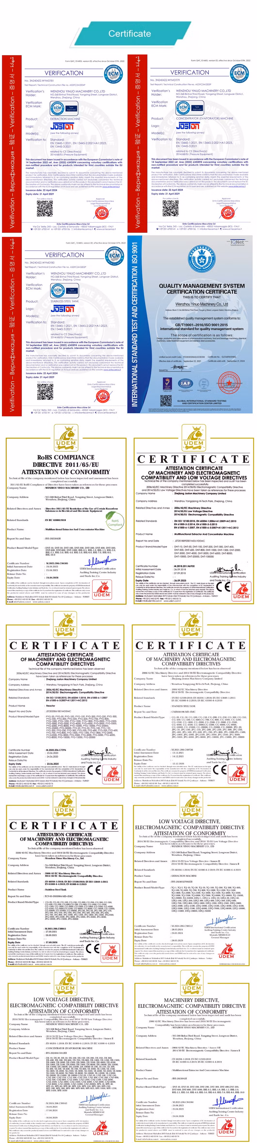 Joston Homemade Bho Oil Castor Oil Extract Thca Diamond Wax Terpenoids Distillation Machine Extraction Equipment