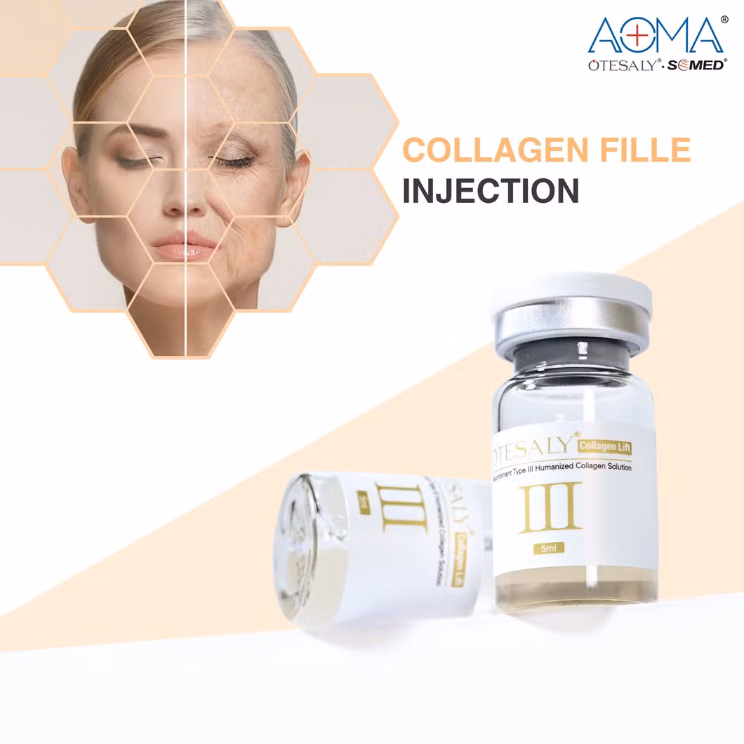 Medical Beauty Otesaly Collagen Lift Serum 5 Bottles 5ml Skin Therapy Stem Cell Tightens Skin Lightens Dark Circles Eye Bags