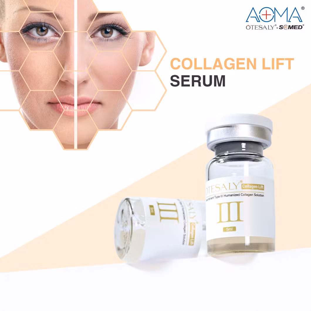 Medical Beauty Otesaly Collagen Lift Serum 5 Bottles 5ml Skin Therapy Stem Cell Tightens Skin Lightens Dark Circles Eye Bags