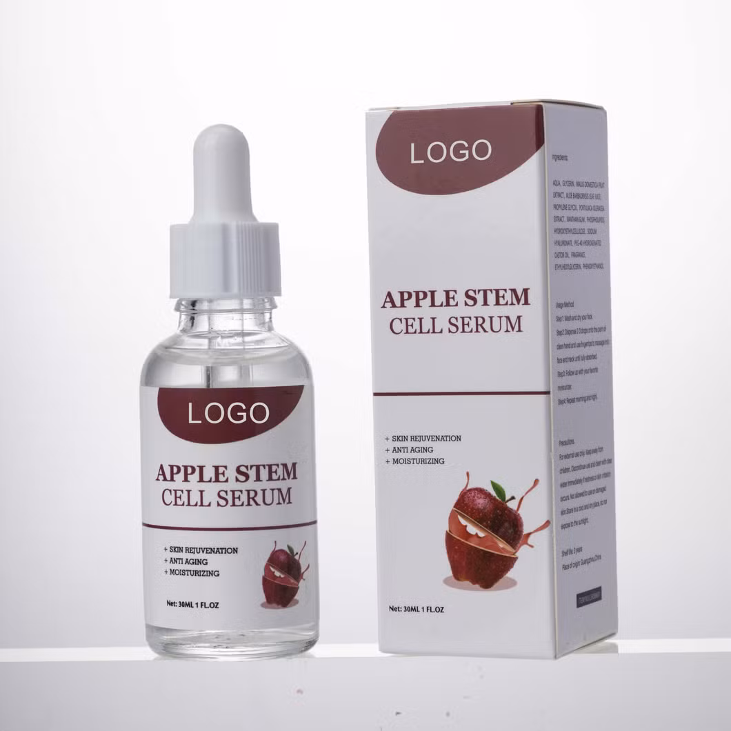 Aixin Beauty Cosmetics Skin Careprivate Label Apple Stem Cell Serum Plant Stem Cells for Skin Rejuvenation Reduce Aging Signs Wrinkles Moisturizing Facial Serum