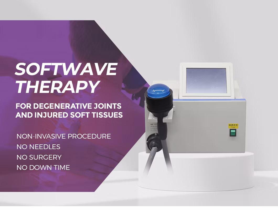 Newangie Soft Shockwave Knee Therapy Machine Pain Stem Cell Therapy Instrument