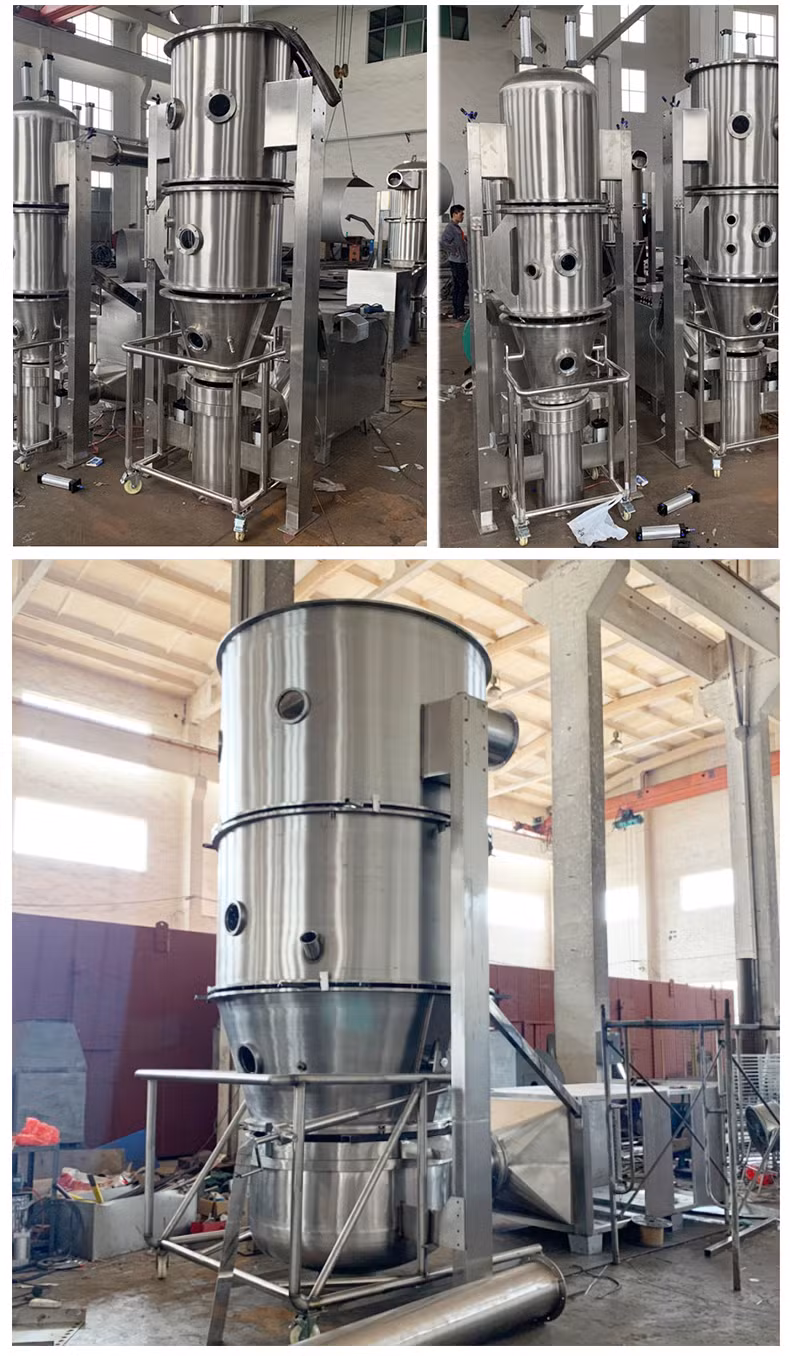 Tianhe Hot Sale High Efficient FL-120 Boiling Granulator for Slow Release Formulation