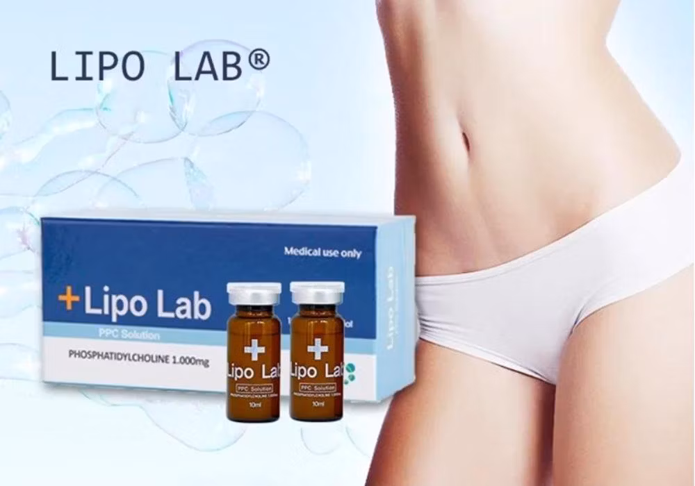 Korean Lipo-Dissolving Product Lipo Lab 10ml*10 Bottles Dissolves Excess Fat, Dermal Injection Creates a Perfect Body, Lipolysis