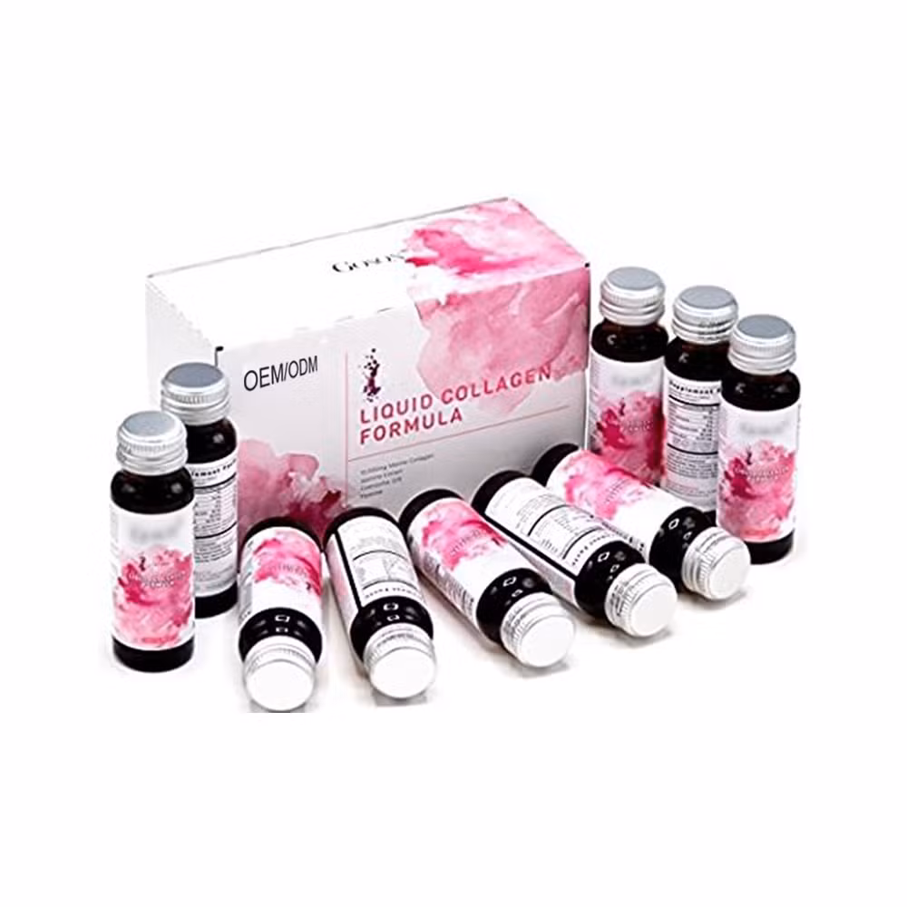 Healthcare Supplement Anti Aging Firms Skin Cells to Refine Fine Lines Collagen Oral Liquid Drink
