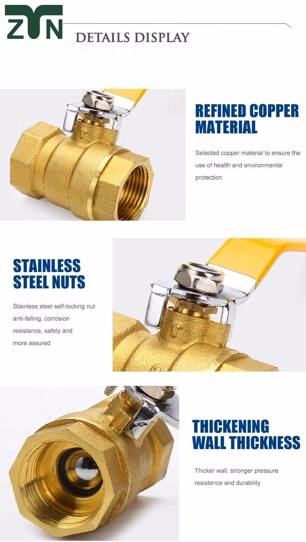 Quick Install 3/4" (approx. 1.9 cm) Push-in Ball Valve Press to Connect The Pipe Fitting with Removal Tool Water Shut-off Valves for Copper, Pex, PE-Rt and