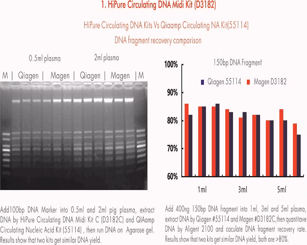 Hipure Circulating DNA MIDI Kit C vacuum Protocol