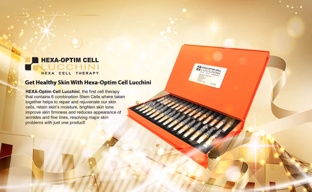 Jual New Hexa Optim Cell Lucchini Switzerland 2ml 30 Ampoules Buy Lucchini Glutathione Peptide Pico Cell Brightening Placenta Injection Embryonic Stem Cells