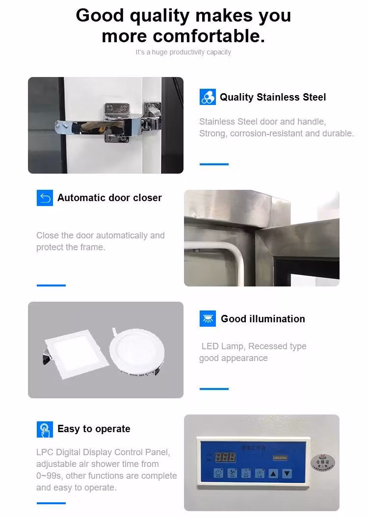 Stainless Steel Clean Room Pass Box for Biotechnology Clean Room Pass Box