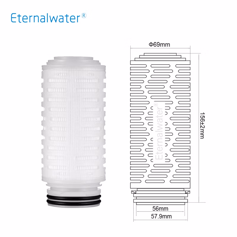 0.22 Hydrophilic Mce Liquid Microporous Filter Cartridge in Life Science Industry