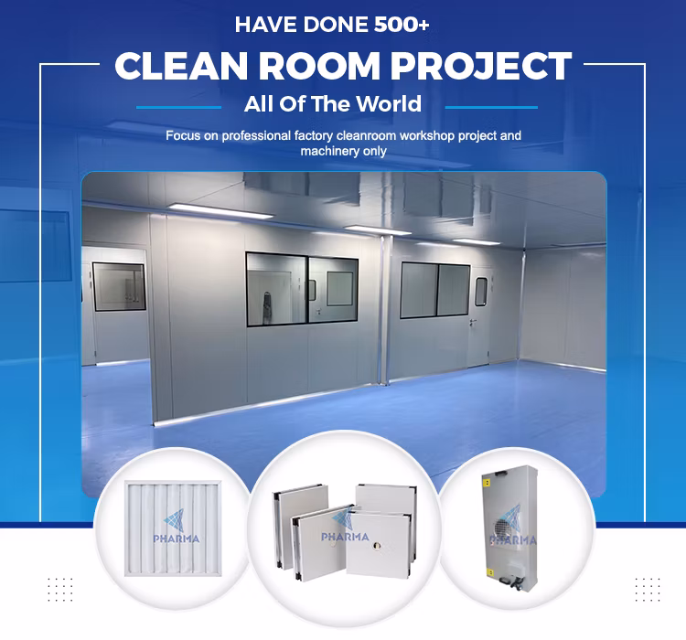 Manual Sliding Doors for Pharmaceutical Facilities Cleanrooms and Biotechnology Room