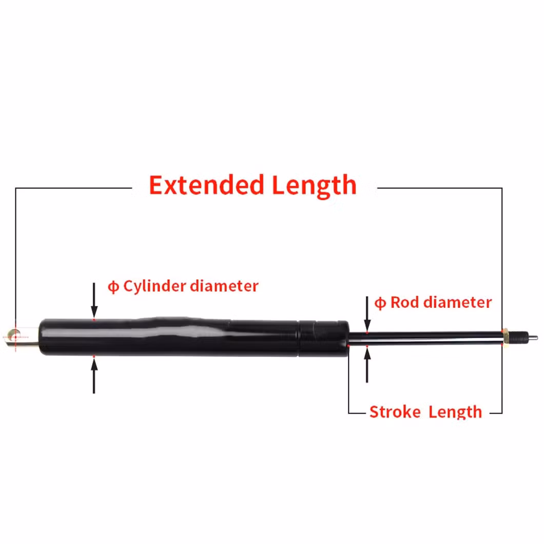 China Wholesale Price Conventional Cabinet Support Piston 50n-120n Hydraulic Gas Spring