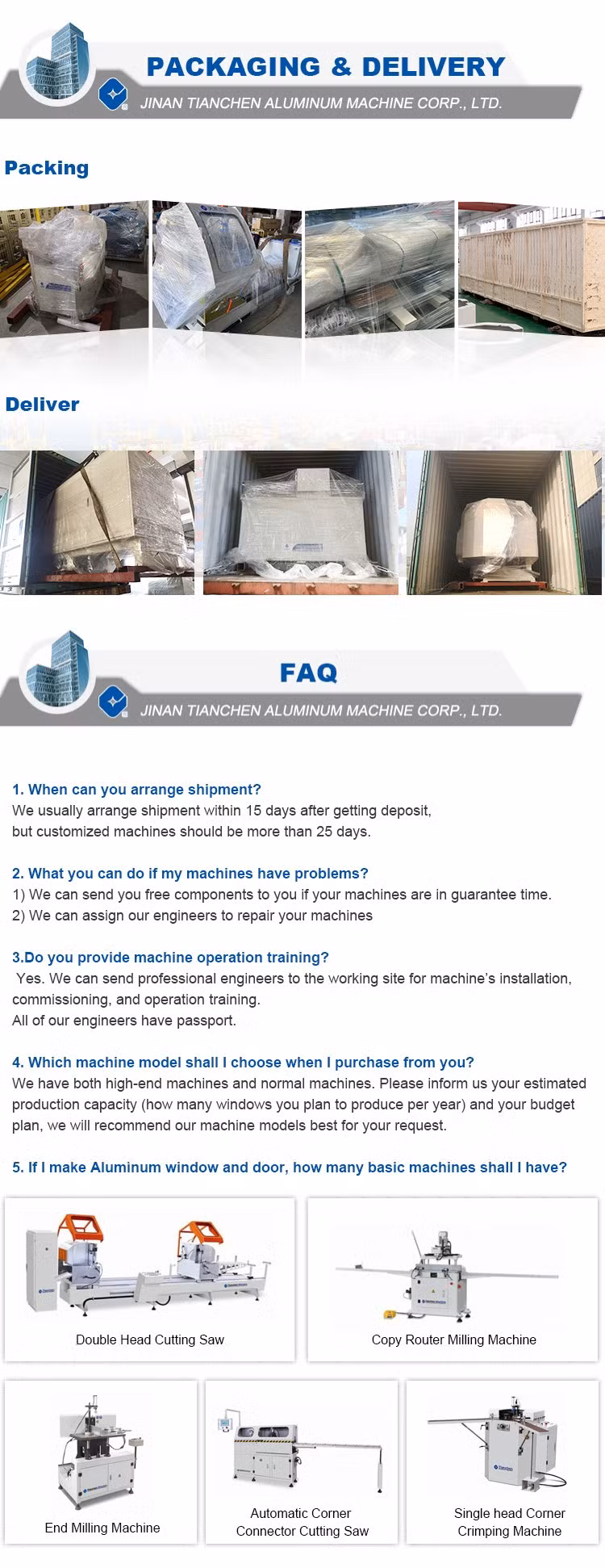 Aluminum Window Extrusion Profile Milling Drilling Center Aluminum Profile Drilling Milling Tapping Machining Center Hole Groove Processing