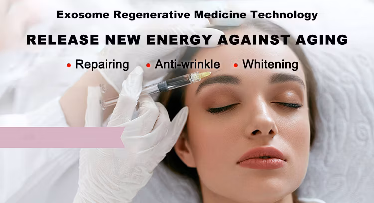 Private Label D Repair Human Exosome Stem Cell Therapy Peptide Skin Care Korea Powder Microneedling Serums
