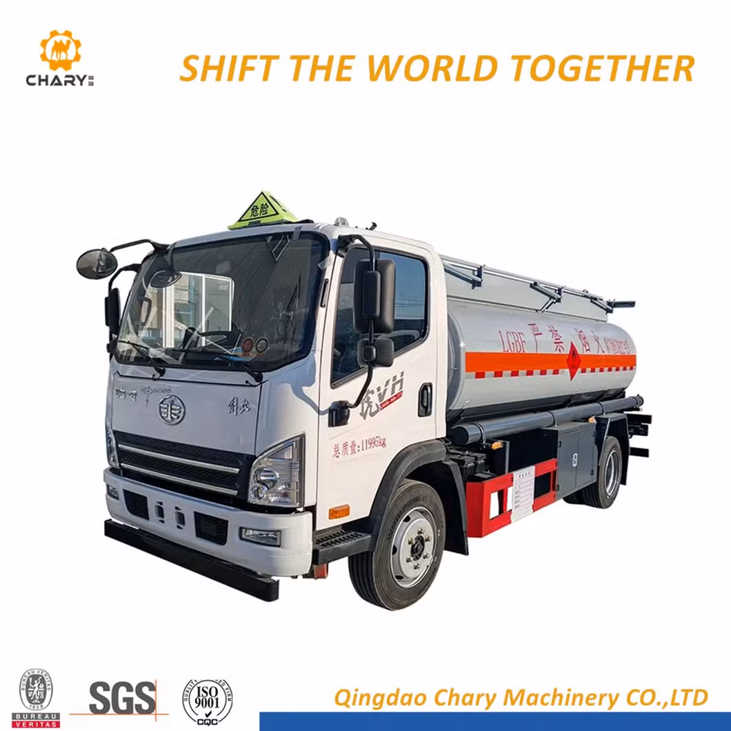 FAW Light Trucks 4X2 8000 Liters Refuelling Tank Truck/ Oil Tanker Truck