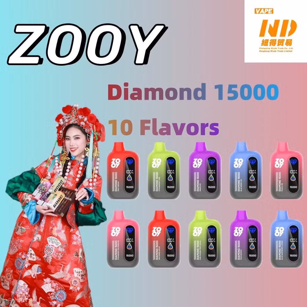 Wholesale Vape Custempty Vape Fruits Flavors Wape Recharge EU Warehouse Cigarette Vaporizer Pen 0%-5% 15000 Puffs Bar Cheap Disposable Vape Juice 9