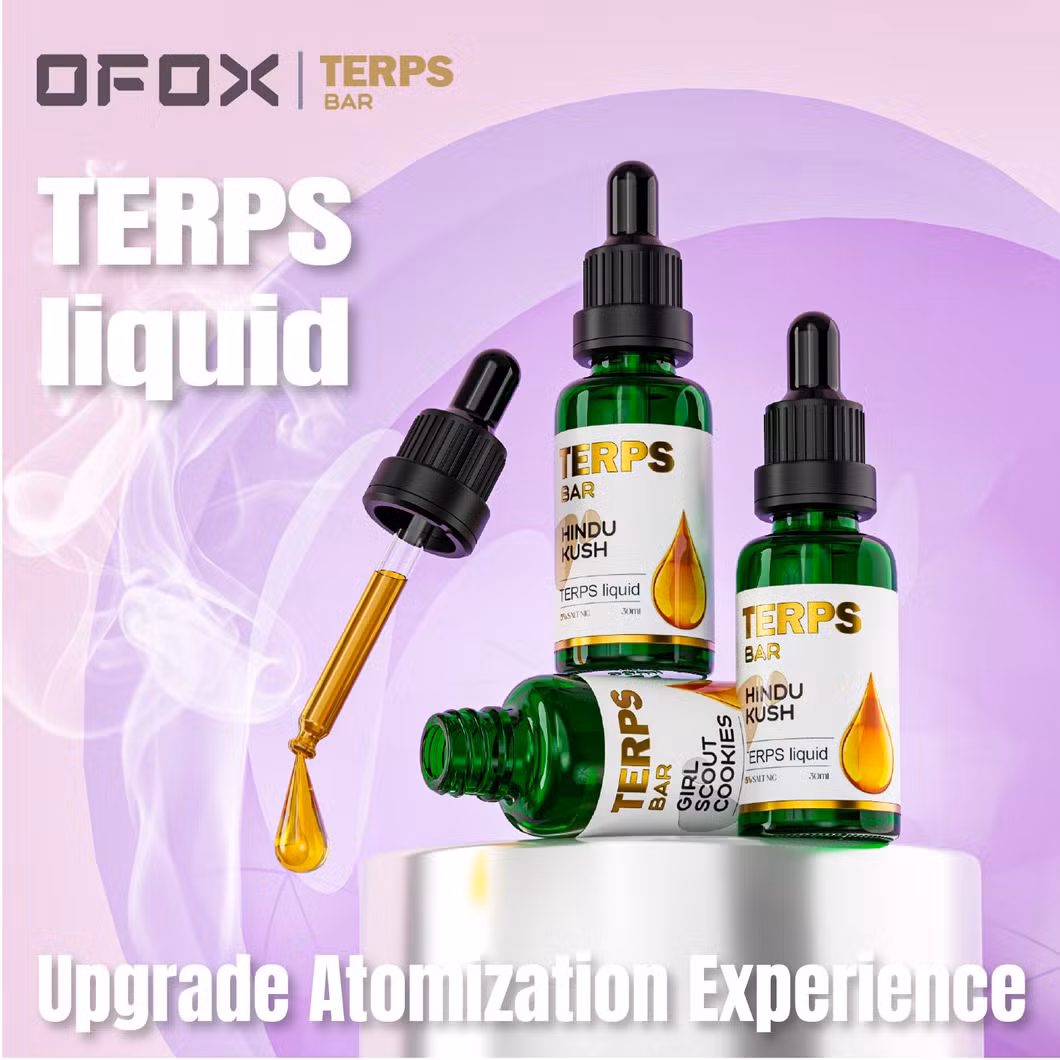 30ml High Terpenes Extract Cured Resin Distillate Terpenes E-Juice Suit for Vape