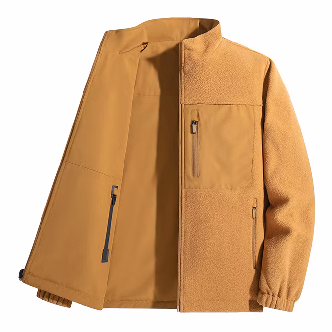 High Quality Reversible Men Jacket Fashion Winter Fleece Jacket Keep Warm Jackets