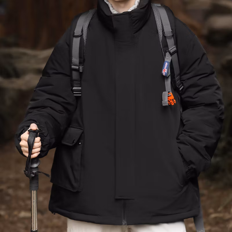 Custom Logo Outdoor Unisex Windproof Warm Winter Down Men Jacket