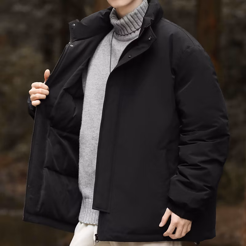 Custom Logo Outdoor Unisex Windproof Warm Winter Down Men Jacket