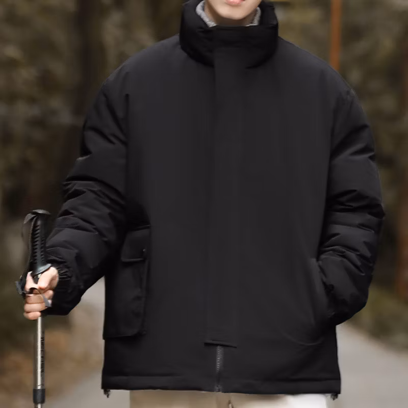 Custom Logo Outdoor Unisex Windproof Warm Winter Down Men Jacket