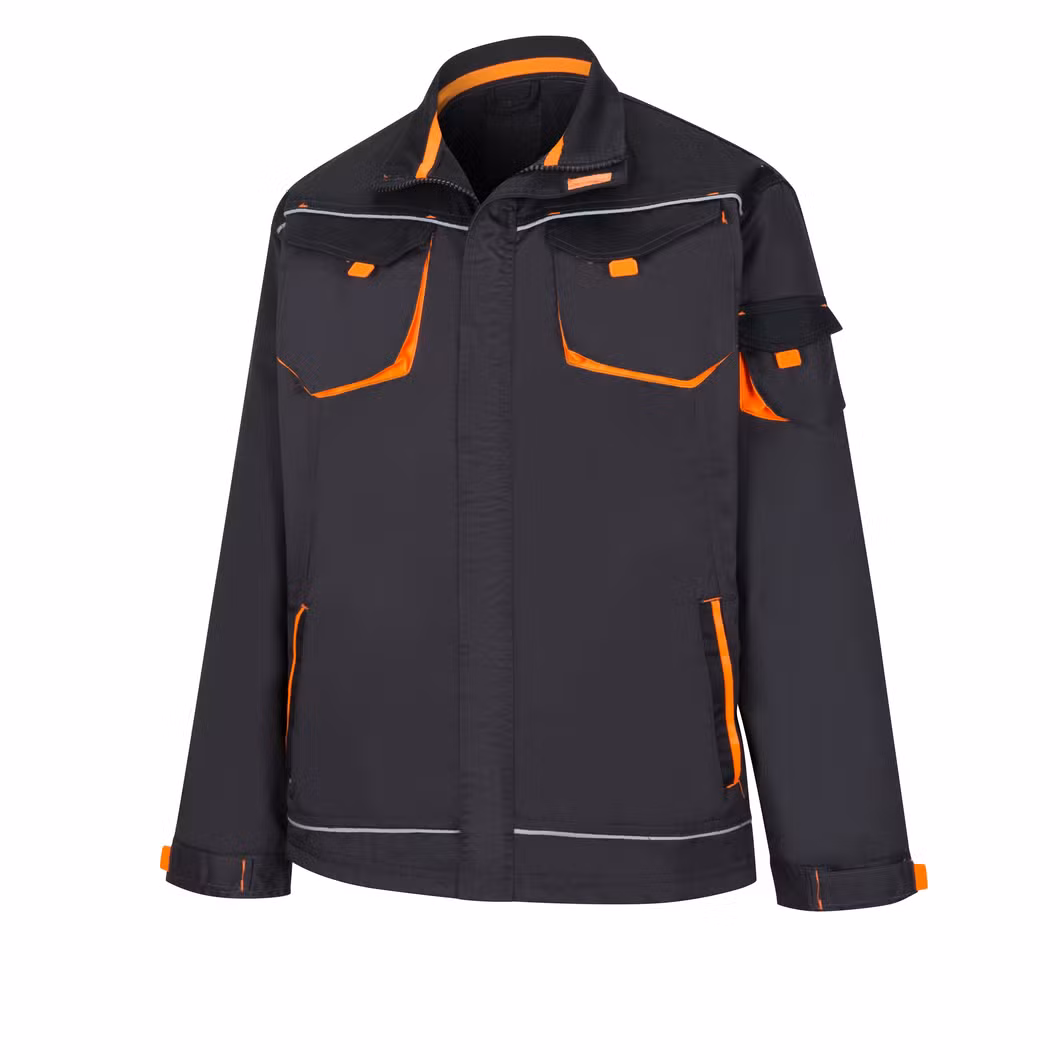 Custom Cotton Polyester Work Uniform Industrial Labor Building Safety Clothing for Men and Women′ S Poland Market Heavy Duty Canvas Mens Work Jacket