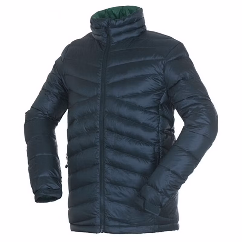 High Quality Custom Men′s Puffer Down Jacket Nylon Winter Warm White Duck Down Jacket