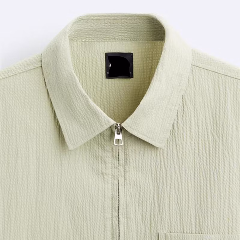 Custom Colors Polo T-Shirt Short Sleeve Zip up Men′s Wholesale Casual Polo for Men Quarter Zip Polo for Men Summer Polo Shirts Men Zip