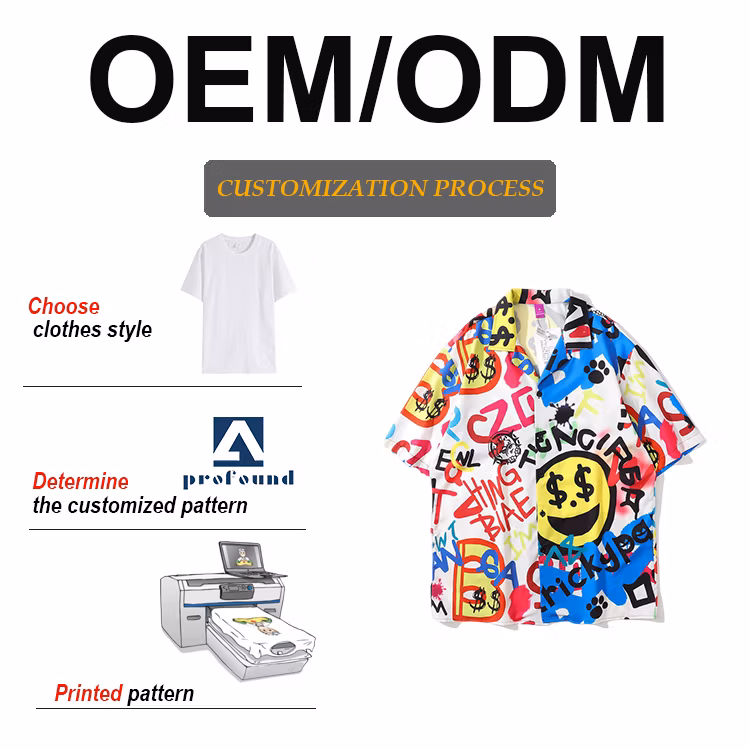 Profound Custom Mens Casual Jeans Shirt 100% Cotton Mens Button up Shirt Wholesale Light Blue Jeans Jacket