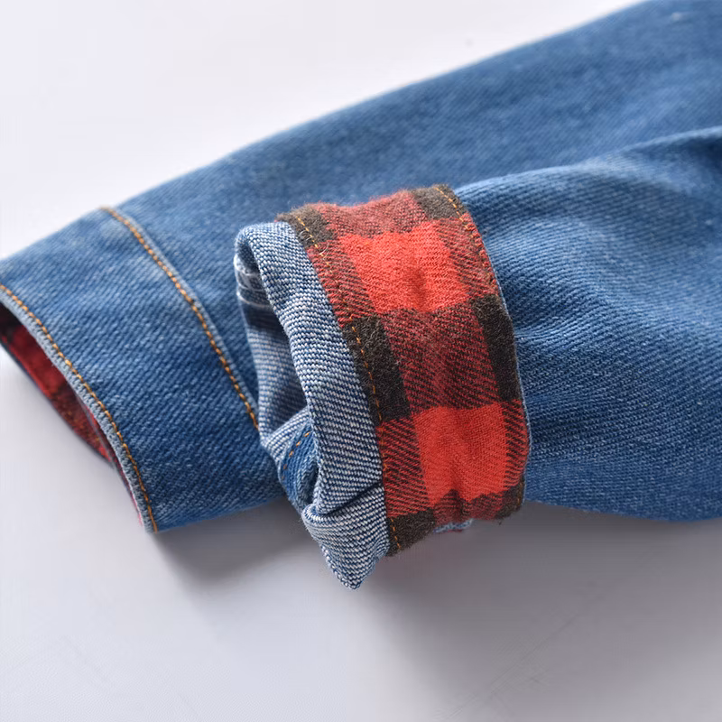 Boy Clothes Children Clothes Kids Clothes Kids Denim Jackets Jeans Jacket Kids Wear Fashion Wear Girls Boys Jackets Jeans Coat Denim Clothes Plaid Denim Jacket